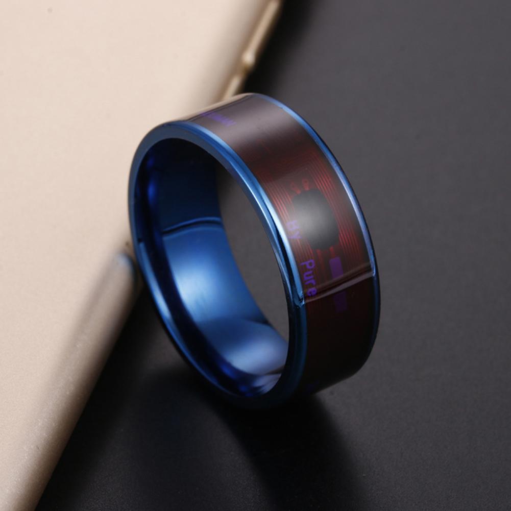 범용 휴대폰 NFC 칩 링 블루투스 두꺼운 스테인리스  - Smart Ring Nfc Pay 리뷰 및 가격
