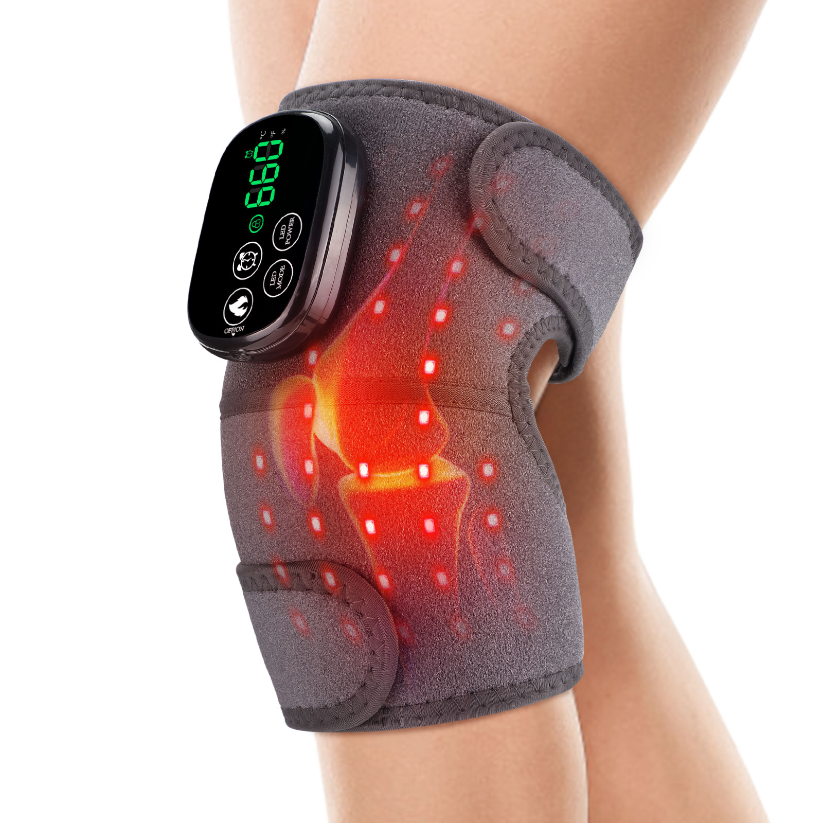운동 후 무릎 관리를 위한 무선 LED 레드라이트 무릎 - Smart Knee Wrap 리뷰 및 가격