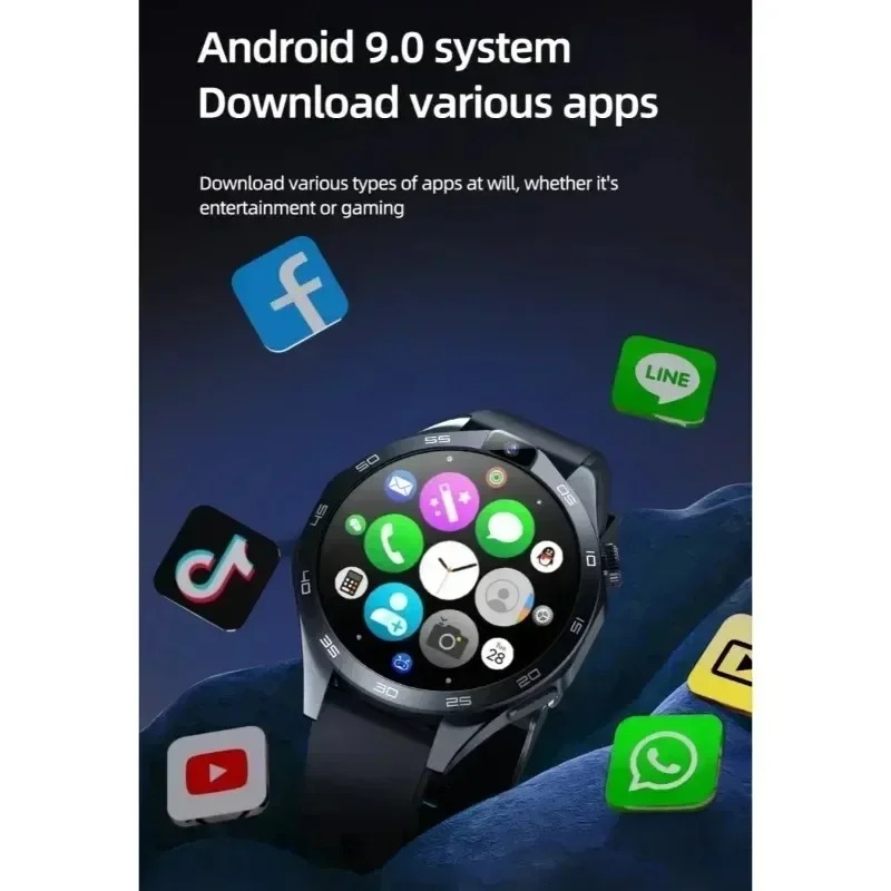 새로운 X11 4G 남성용 스마트 워치, 듀얼 카메라, - Fall Detection Watch 리뷰 및 가격